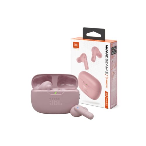 Auriculares JBL Wave Beam 2 In-ear Bluetooth ANC Rosa