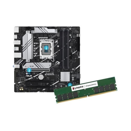Combo Motherboard Asus Prime B760M + Memoria Kingston DDR5 16GB 5600MHz