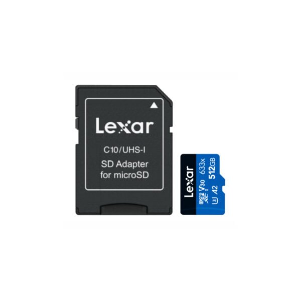 Memoria microSDXC Lexar 512GB 633x UHS-I Blue Series