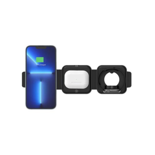 Cargador Inalámbrico Unitek 3 en 1 plegable