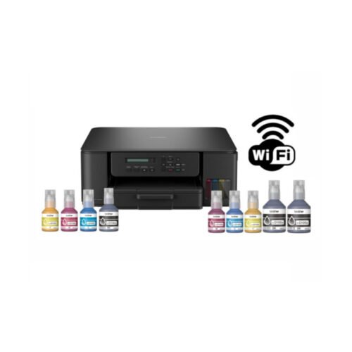 Impresora Multifunción Brother DCP-T530DW Wi-Fi Duplex + 4 Botellas Tinta Extra