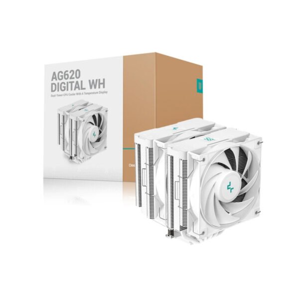 Cooler Deepcool AG620 Digital Blanco ARGB