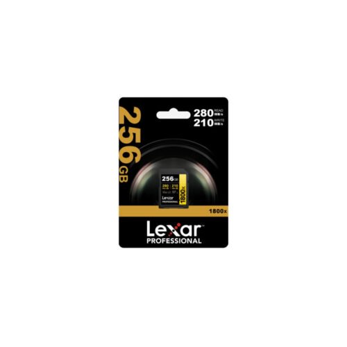 Memoria SDXC Lexar Pro 1800X 256GB UHS-II Gold Series