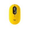 Mouse Logitech POP Inalámbrico Bluetooth Amarillo
