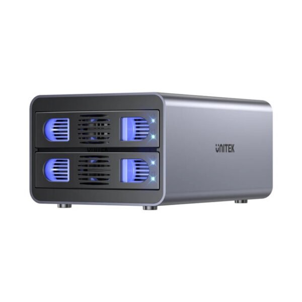 Gabinete Externo Dual Unitek USB 3.0 para 2 discos SATA
