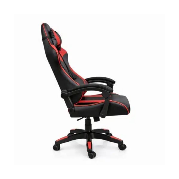 Silla Gamer Ergonómica con Masajes Negra y Roja