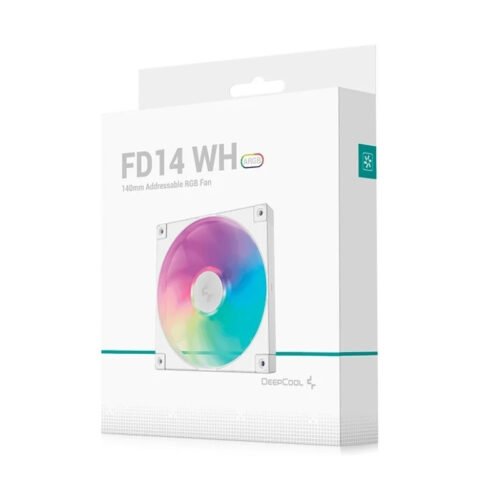 Fan Cooler DeepCool FD14 ARGB Blanco 140mm
