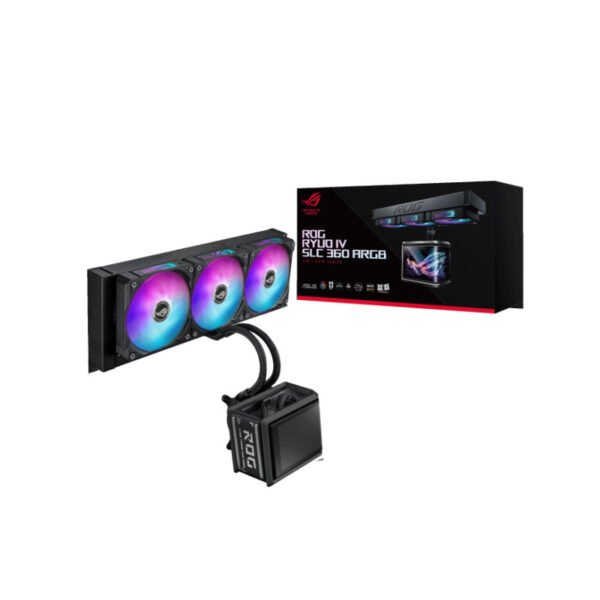Cooler Líquido Asus ROG Ryuo IV SLC 360 ARGB Negro