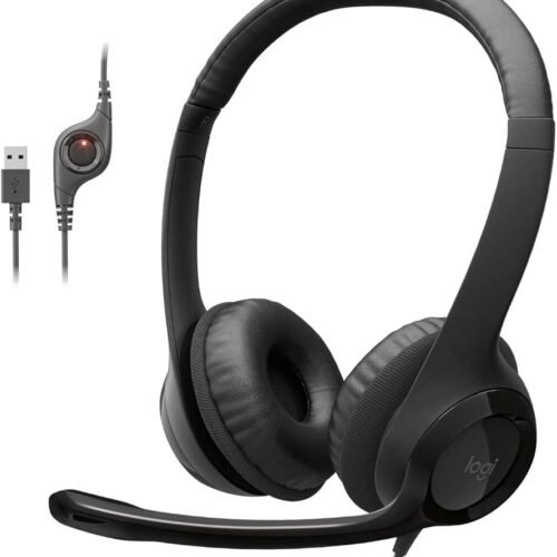 Logitech H390 Auriculares Cableados USB - Cancelación de ruido (Negro)