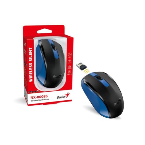 Mouse Genius NX-8008S Inalámbrico Silencioso Azul