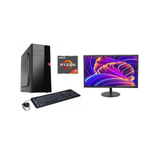 Combo PC AMD Ryzen 7 5700G 8GB RAM + Monitor Hikvision 18.5 HD HDMI