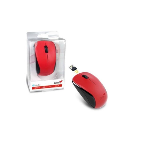 itecs-4d39ced76479ff6bf7e139f94cf42220 Mouse Genius NX-7000 Inalámbrico Óptico Rojo