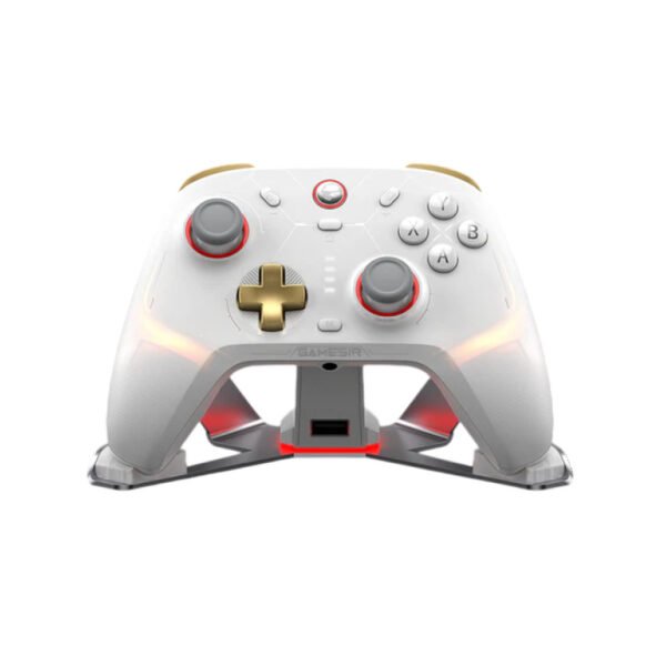 Joystick GameSir Cyclone 2 blanco con base