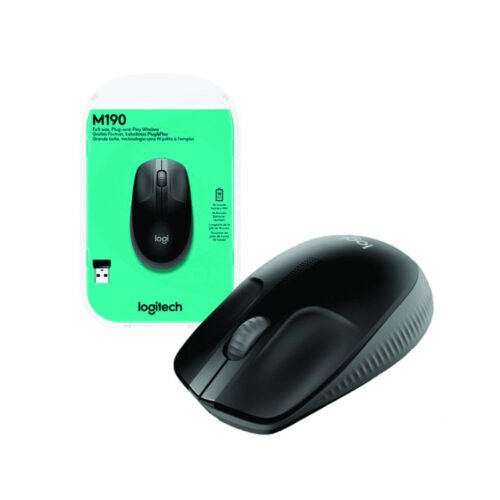 Mouse Logitech M190 Inalámbrico Negro