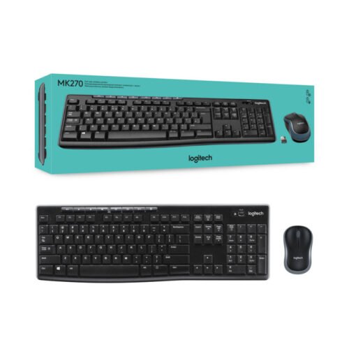 Combo Teclado y Mouse Logitech MK270 Inalámbrico