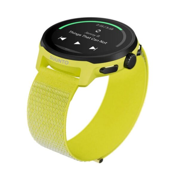 Reloj Smartwatch Suunto Run textil amarillo