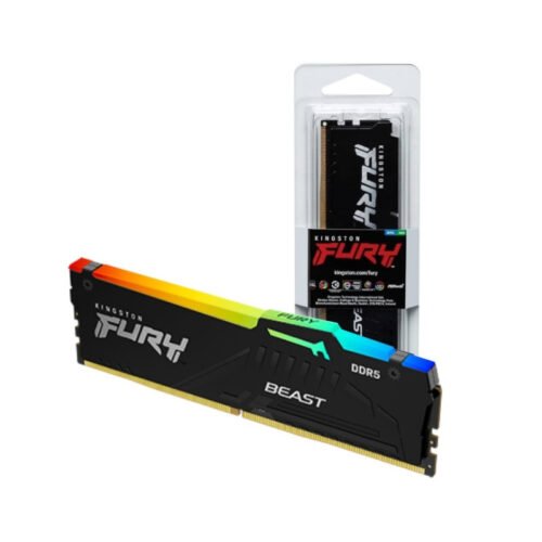Memoria Kingston Fury Beast DDR5 8GB 5200Mhz RGB