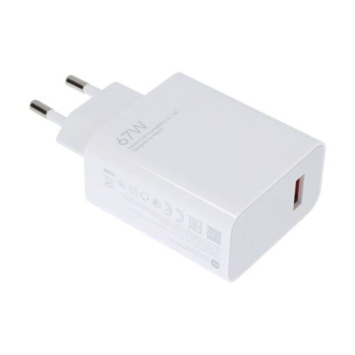 Cargador Xiaomi 67W HyperCharge USB A