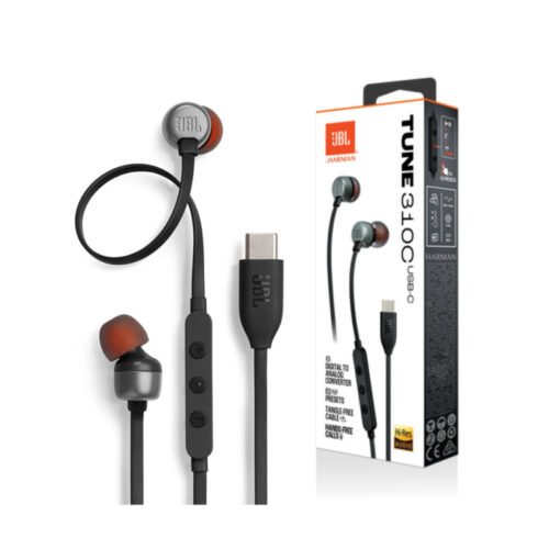 Auriculares JBL TUNE 310C USB-C Negro