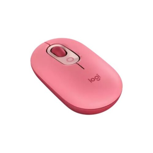 Mouse Logitech POP Inalámbrico Bluetooth Rosa